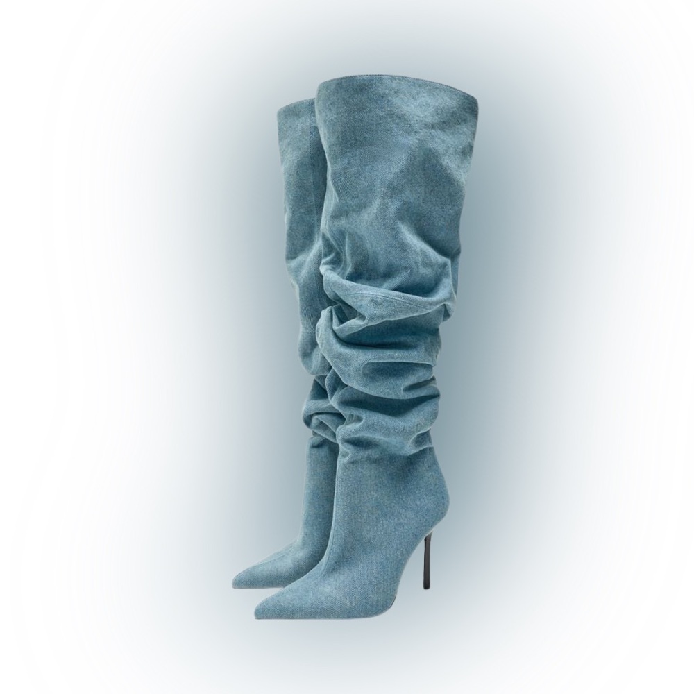 Stylish Blue Women's Boots